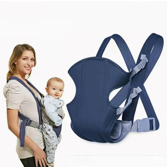 2-in-1 Multifunctional Baby Carrier – Breathable, Adjustable, Front & Back Carry