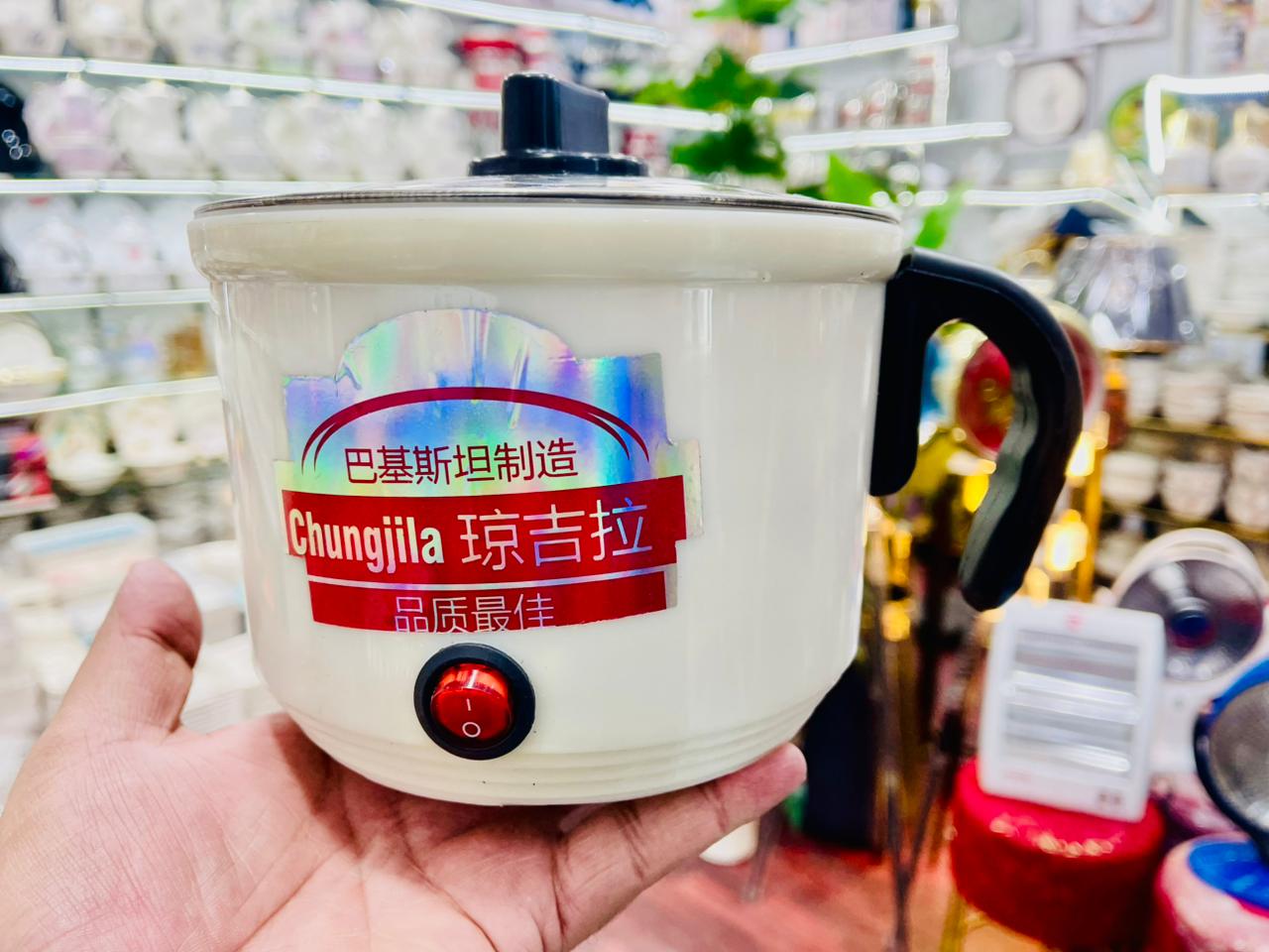 Imported 3-in-1 Electric Kettle (1.2L) – Food Warmer, Noodle Maker & Egg Boiler